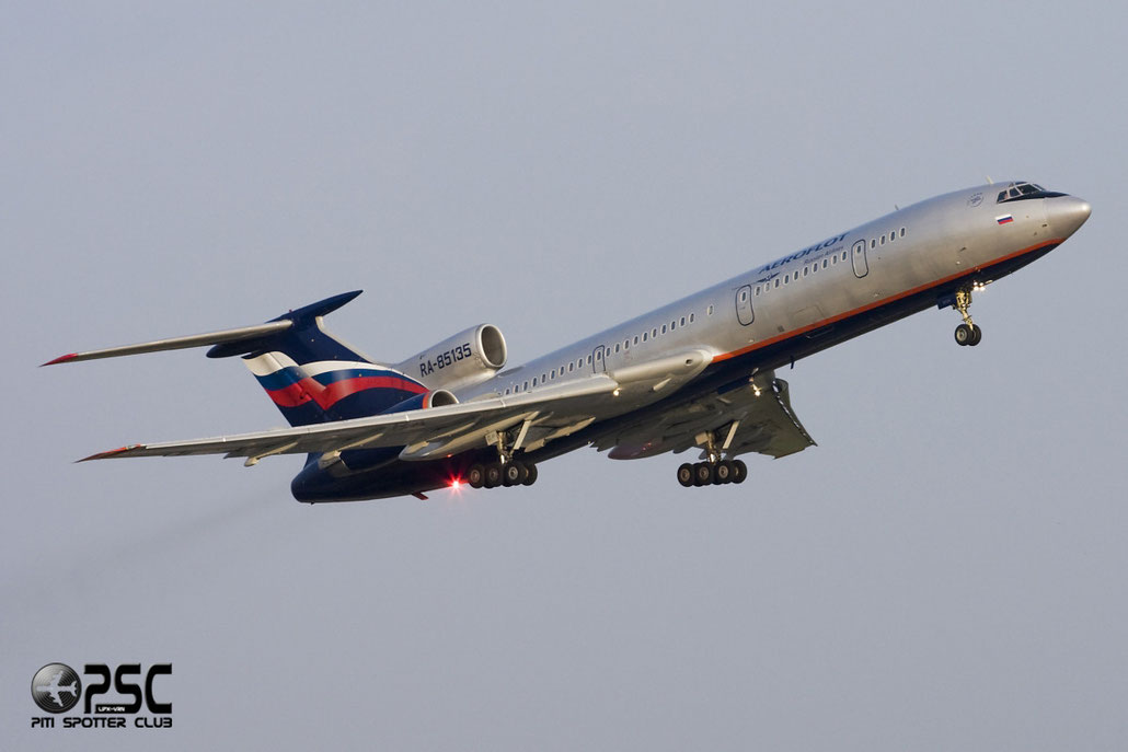 Aeroflot - Tupolev Tu-154M - RA-85135 @ Aeroporto di Verona © Piti Spotter Club Verona