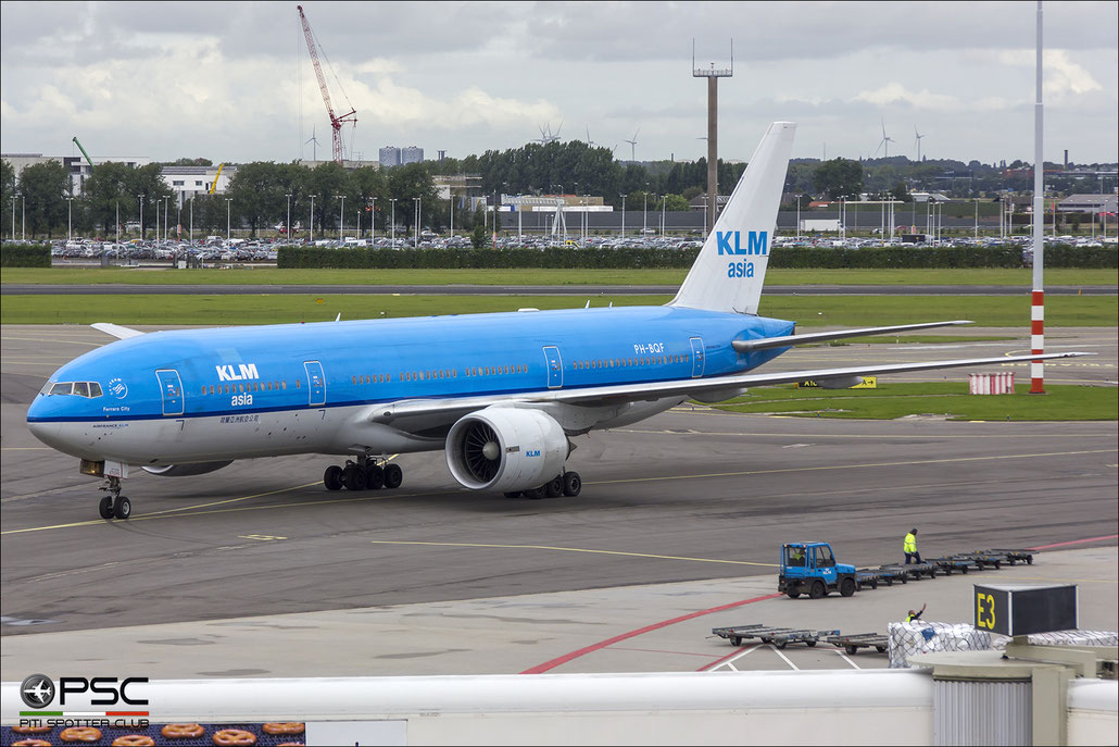 PH-BQF B777-206ER 29398/474 KLM Asia Airlines @ Amsterdam Airport - 09.2013  © Piti Spotter Club Verona