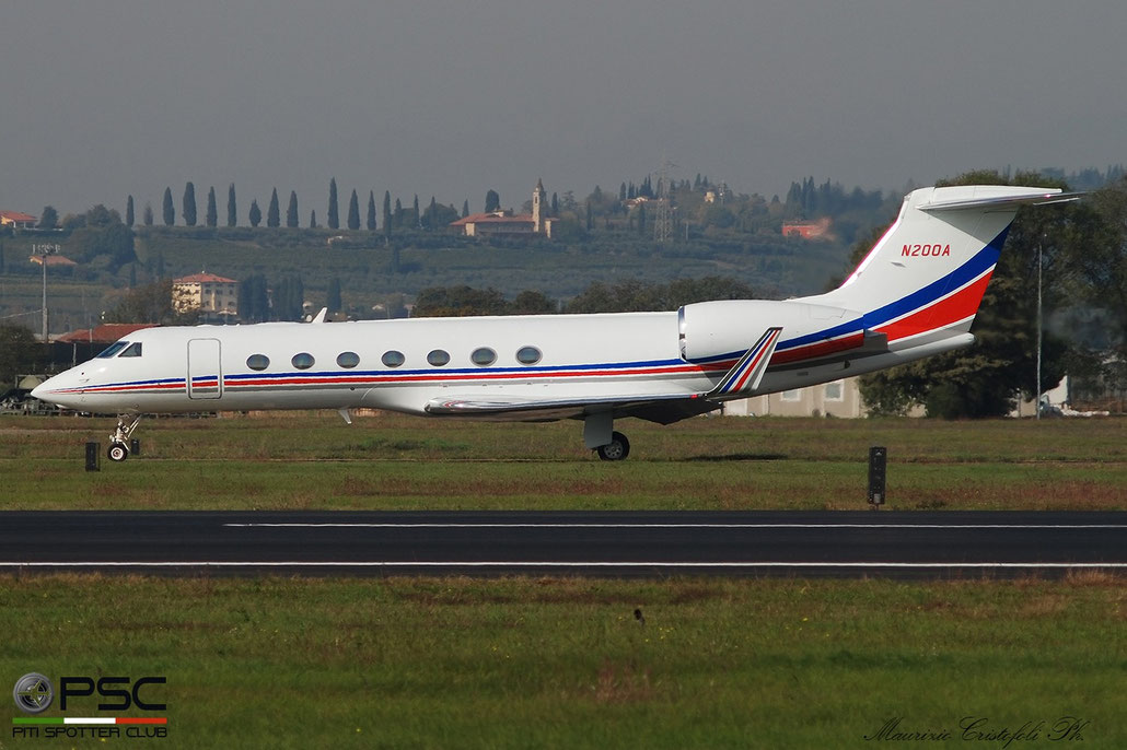 N200A  G550  5341  Exxon Mobil Corp.  @ Aeroporto di Verona 11.2021 © Piti Spotter Club Verona