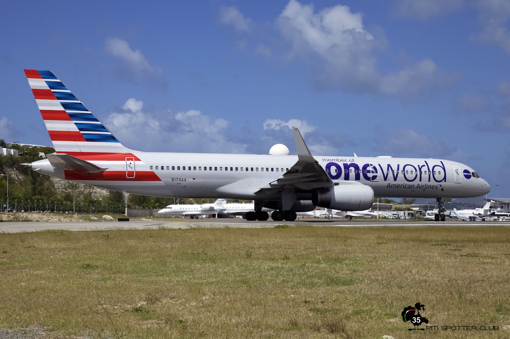 N174AA B757-223 31308/998 American Airlines @ Sint Maarten Airport 05.03.2016 © Piti Spotter Club Verona
