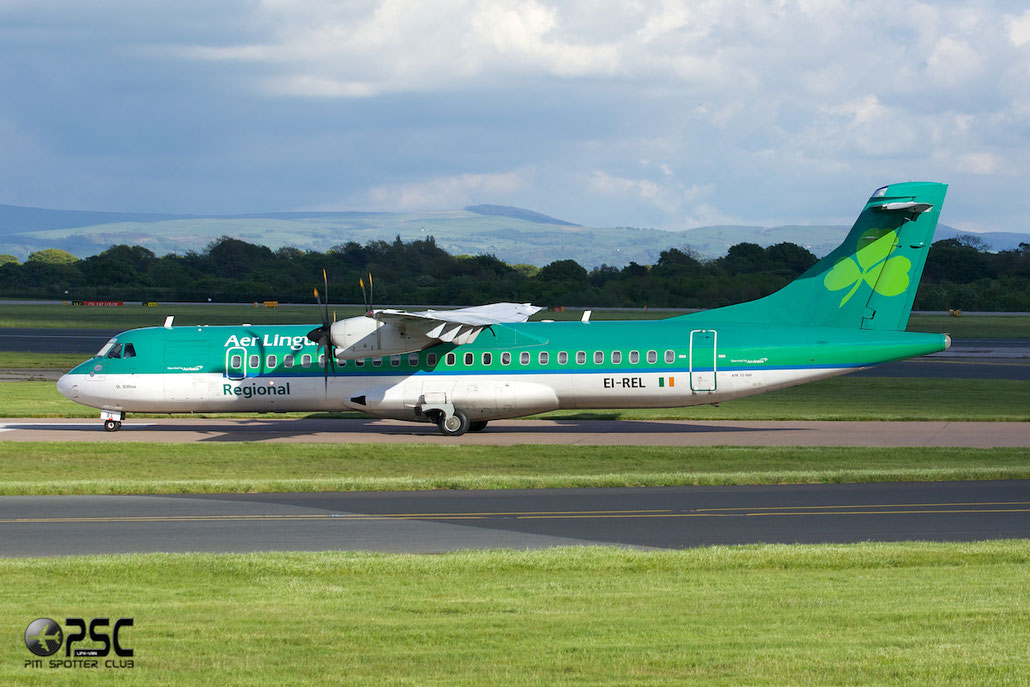 EI-REL ATR72-212A 748 Stobart Air opf Aer Lingus Regional @ Manchester Airport 13.05.2014 © Piti Spotter Club Verona