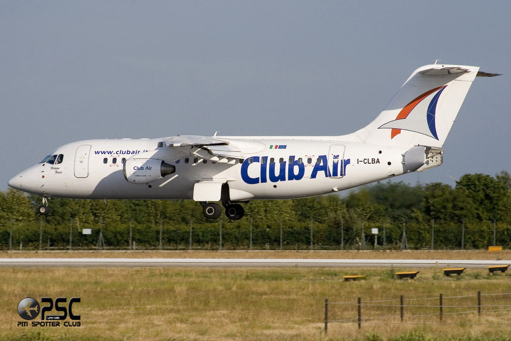 I-CLBA BAe146-RJ85 E2300 Club Air (Italy)