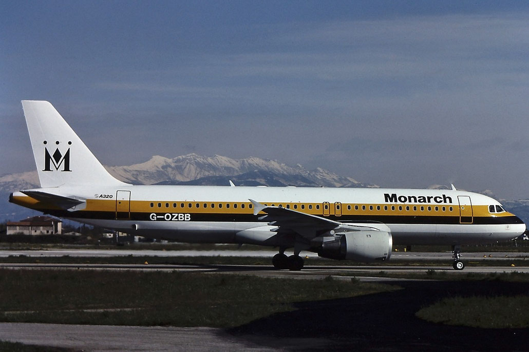 G-OZBB A320-212 389 Monarch Airlines @ Aeroporto di Verona © Piti Spotter Club Verona