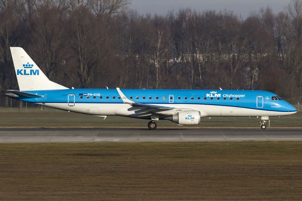 PH-EXD ERJ190STD 19000661 KLM Cityhopper @ Munich Airport - 28.12.2015  © Piti Spotter Club Verona