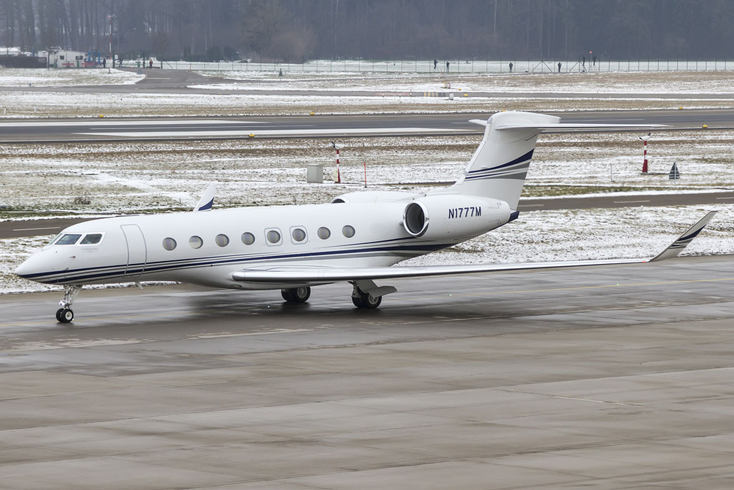 N1777M G650 6094 Wells Fargo Bank @ Zurich Airport 19.01.2016 © Piti Spotter Club Verona