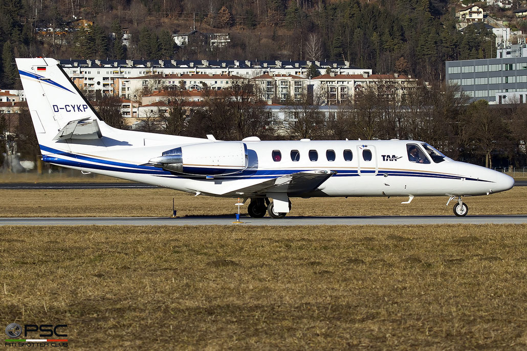 D-CYKP  Ce550 Bravo  550-1017  Tyrol Air Ambulance @ Innsbruck © 01 2022 Piti Spotter Club Verona