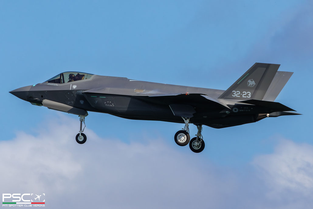 MM7378 32-23 F-35A AL-28/5757 13° Gruppo @ TLP 2025 Albacete  © Archivio Piti Spotter Club Verona