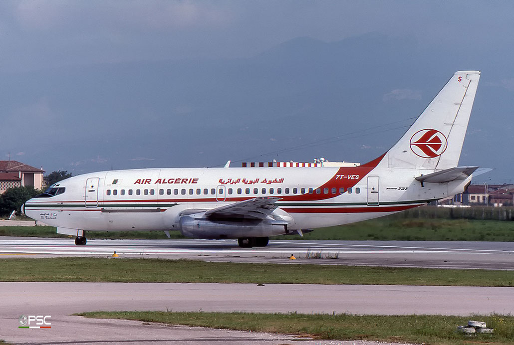 7T-VES B737-2D6C 21287/486 Air Algérie © 2017 courtesy of Marco Ceschi - Piti Spotter Club Verona