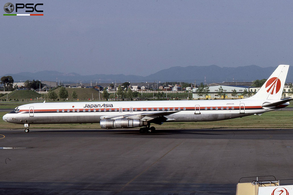 JA8038 DC-8-61 46031/435 Japan Asia Airways © 2018 courtesy of Marco Ceschi - Piti Spotter Club Verona