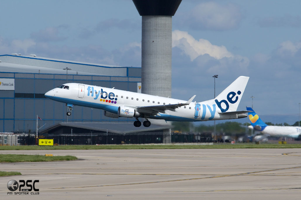 G-FBJI ERJ175STD 17000355 Flybe - British European @ Manchester Airport 13.05.2014 © Piti Spotter Club Verona
