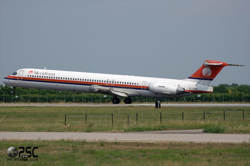 EI-CKM  MD-83  49792/1655  Meridiana @ Aeroporto di Verona © Piti Spotter Club Verona 