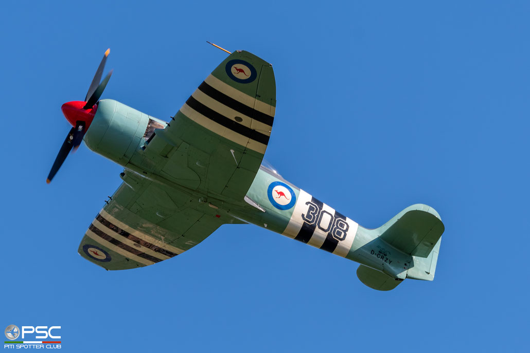 D-CRZY Hawker Fury FB11 Private @ Aeroporto Thiene © 2021 Piti Spotter Club Verona