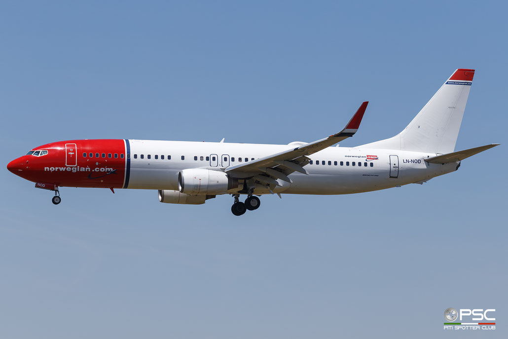 LN-NOD Boeing 737-8Q8 35280 2629 cfm56-7B26/3  Norwegian Air Shuttle AOC (AerCap) 2008 @ Barcellona BCN 05 2026 © Piti Spotter Club Verona