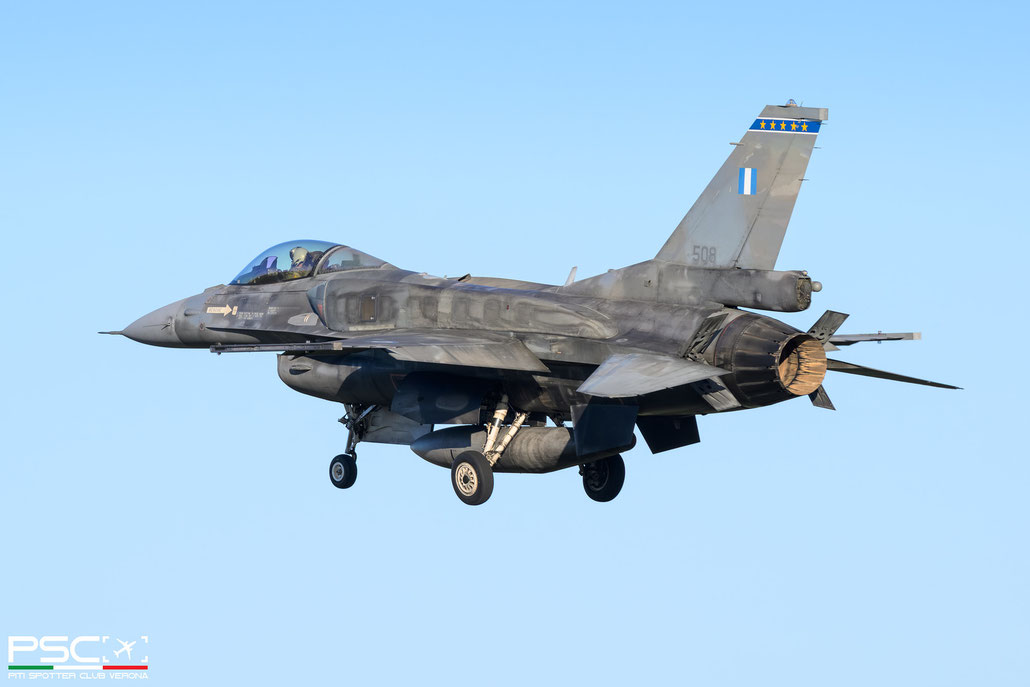 508  F-16C XK-9 343 Mira @ Leeuwarden Air Base 04 2025 © Piti Spotter Club Verona