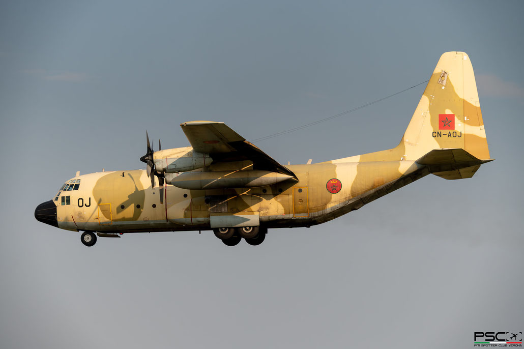CN-AOJ Lockheed C-130H-LM Hercules 4738  T56-A-15  Royal Moroccan Air Force 1977 @ Aeroporto di Verona 05 2025 © Piti Spotter Club Verona