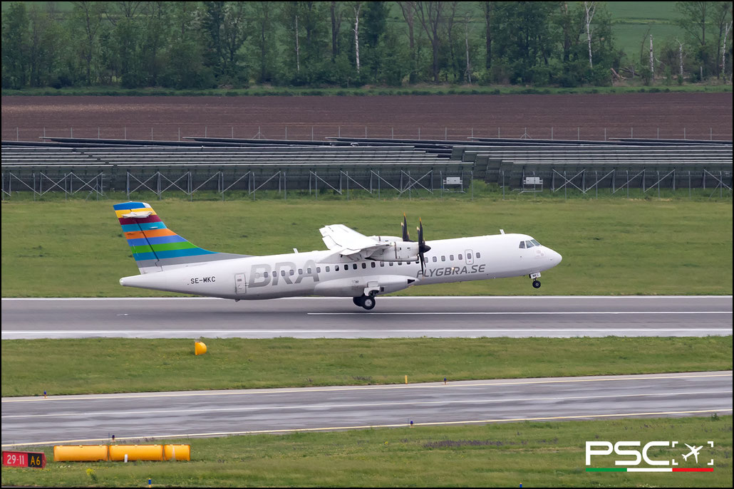SE-MKC ATR 72-600 1313  PW127M  Braathens Regional Airways>Austrian Airlines 2015  @ Vienna Airport 04 2024 © Piti Spotter Club Verona