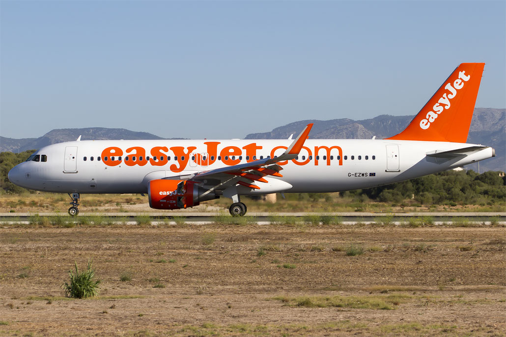 G-EZWS A320-214 6011 EasyJet Airline @ Palma de Mallorca Airport 07.2014 © Piti Spotter Club Verona