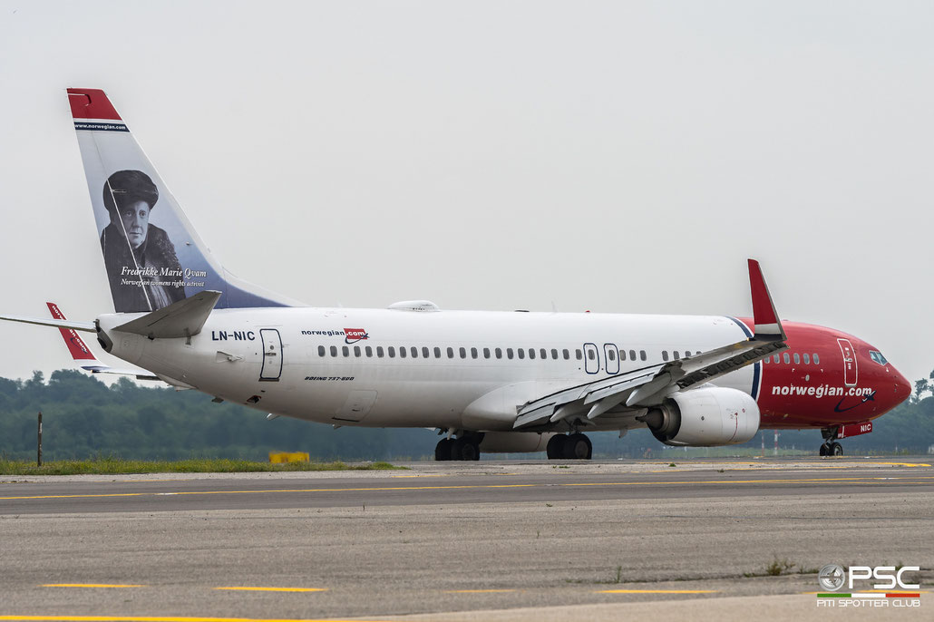 LN-NIC  B737-8JP  38881/4316  Norwegian @ Milano Malpensa 2018 © Piti Spotter Club Verona 