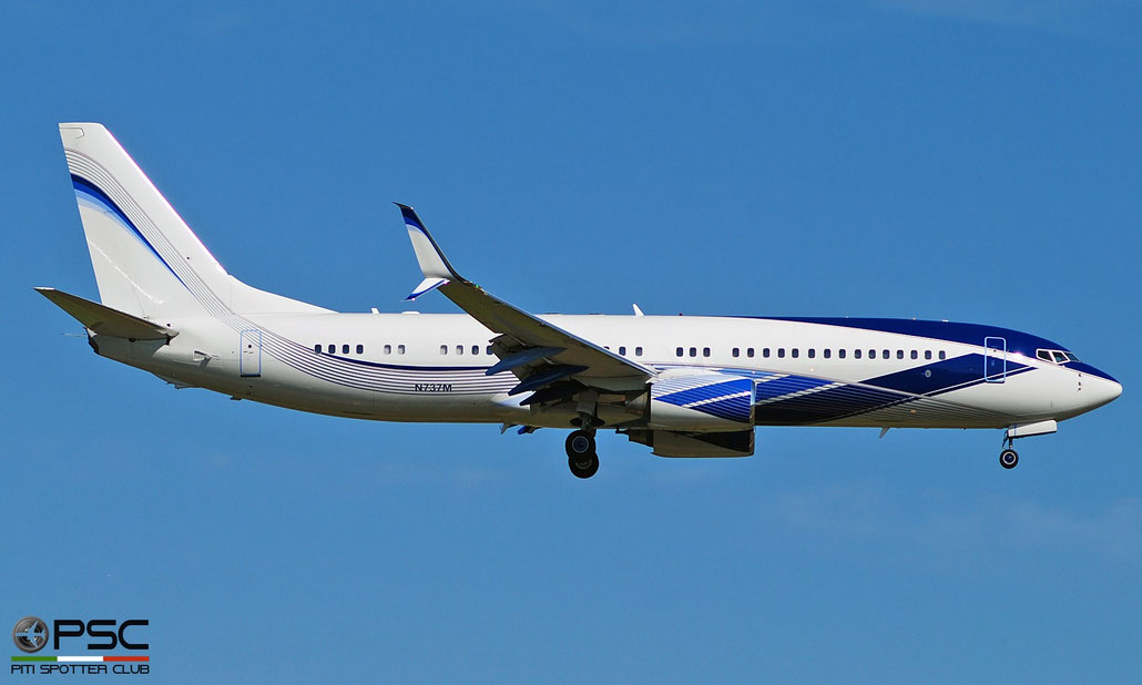 N737M B737-8EQ (BBJ2) 33361/1124 EIE Eagle Inc. @ Aeroporto di Verona 05.2019  © Piti Spotter Club Verona