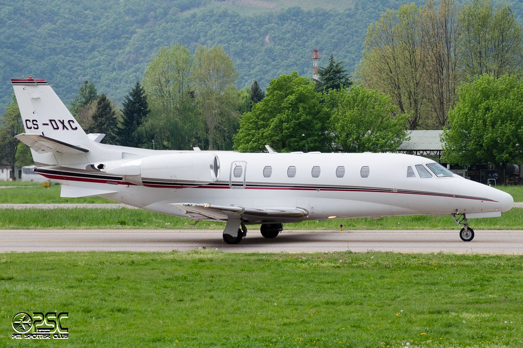 CS-DXC Ce560XLS 560-5559 NetJets Europe @ Aeroporto di Bolzano © Piti Spotter Club Verona
