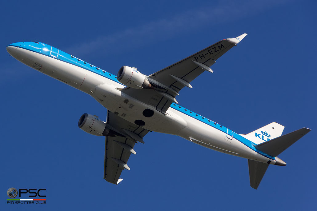 PH-EZM ERJ190STD 19000338 KLM Cityhopper @ Bologna Airport - 31.10.2016  © Piti Spotter Club Verona