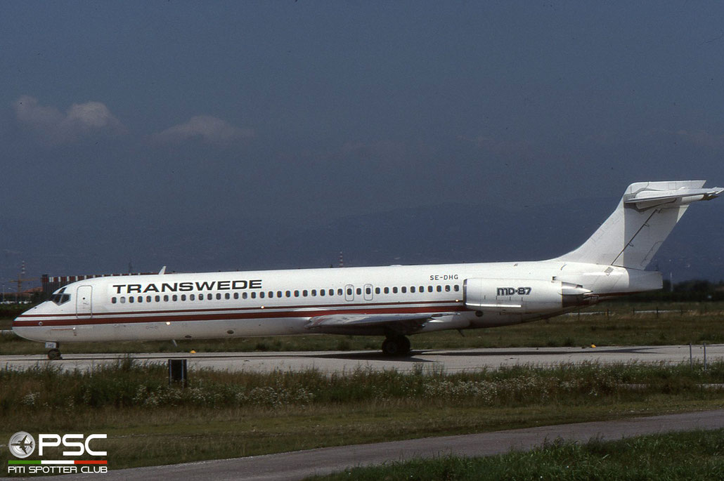 SE-DHG MD-87 49389/1333 Transwede Airways © 2018 courtesy of Marco Ceschi - Piti Spotter Club Verona