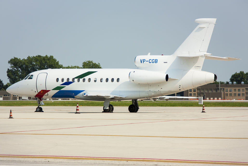 VP-CGB Falcon 900B 145 VW Air Services - Volkswagen @ Treviso Airport 17.06.2013 © Piti Spotter Club Verona