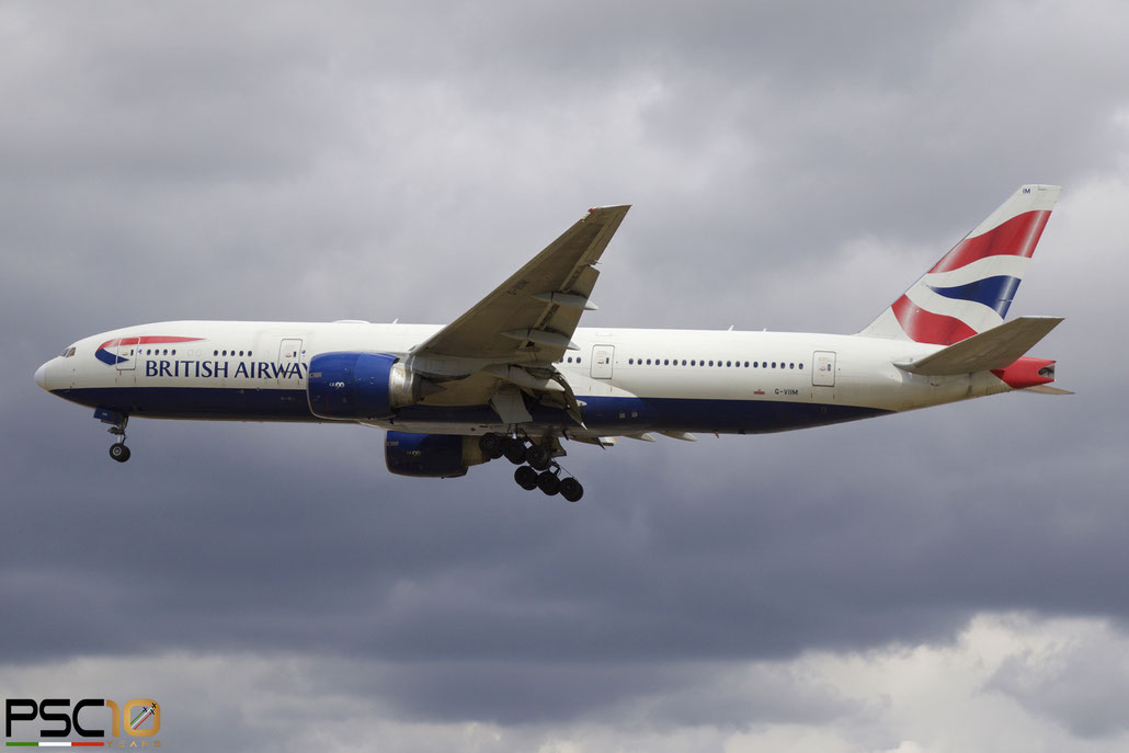 G-VIIM  B777-236ER  28841/130  British Airways  @ London Heathrow ©  2022 Piti Spotter Club Verona