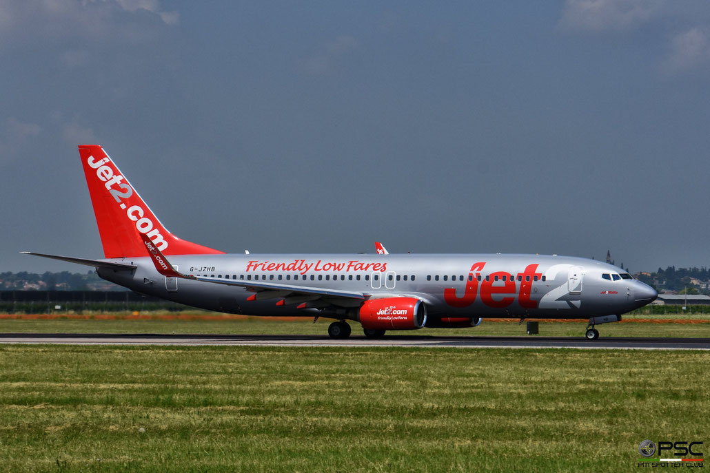 G-JZHB B737-8K5 28623/556 Jet2 @ Aeroporto di Verona 06.2019  © Piti Spotter Club Verona