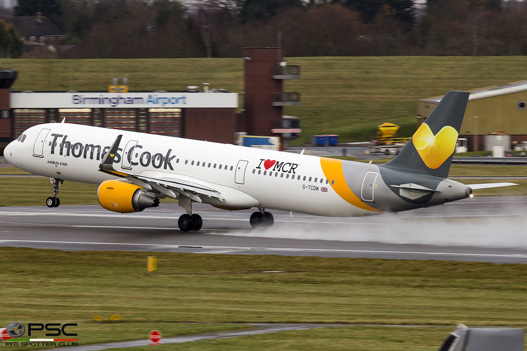 G-TCDM A321-211 7003 Thomas Cook Airlines  @ Birmingham Airport 11.2017 © Piti Spotter Club Verona