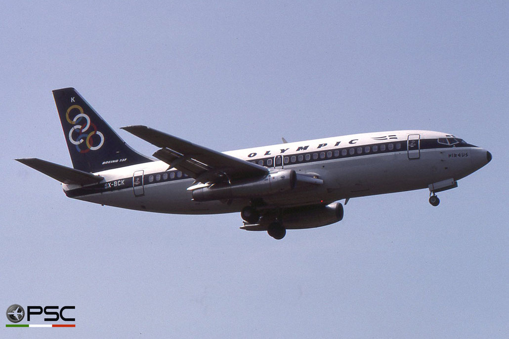 SX-BCK B737-284 22400/766 Olympic Airways © 2018 courtesy of Marco Ceschi - Piti Spotter Club Verona