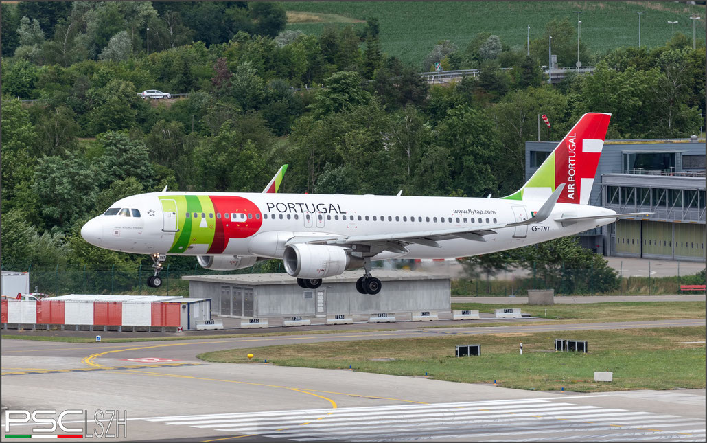 CS-TNT A320-214 4095 TAP Air Portugal - Transportes Aéreos Portugueses @ Zurich 07.2023 © Piti Spotter Club Verona