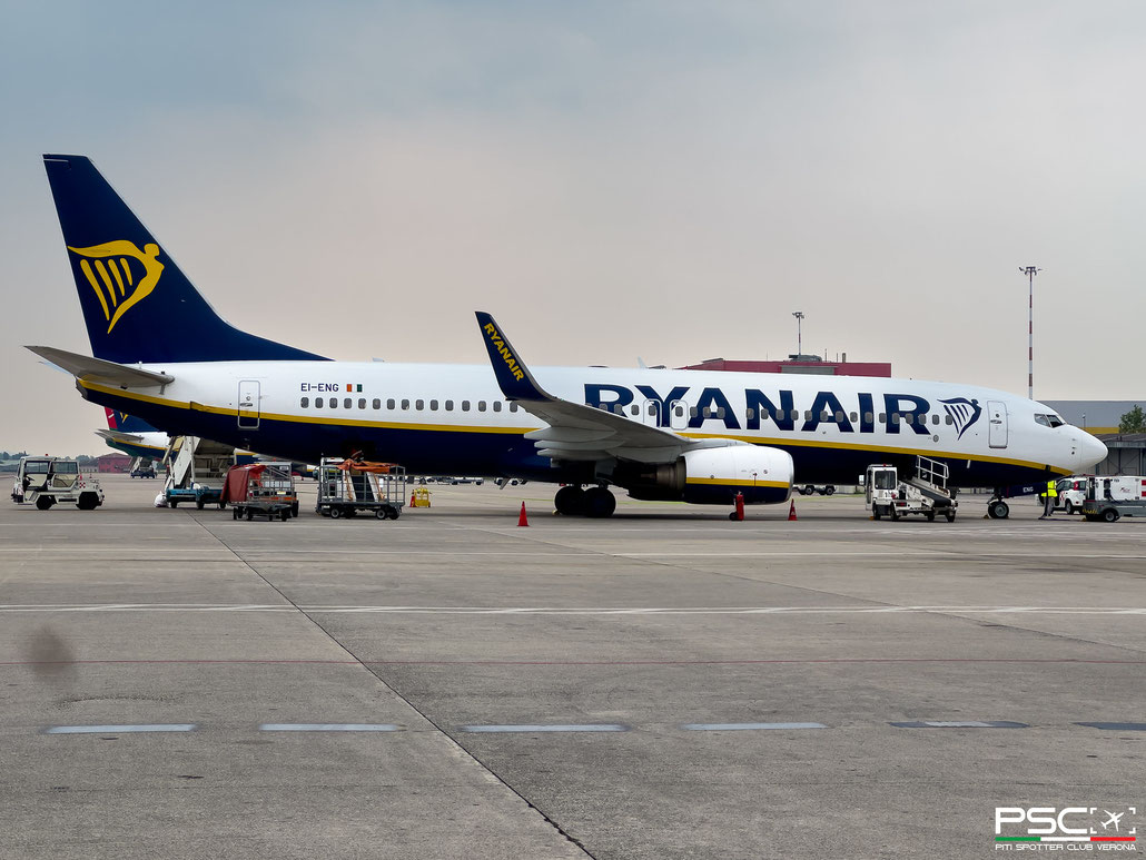 EI-ENG Boeing 737-8AS 34977 3453 cfm56-7B26  Ryanair 2010 @ Bergamo 06 2024  © Piti Spotter Club Verona