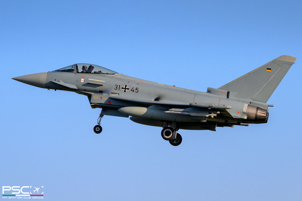 31+45  EF2000 GS0105 TLG71 @ Leeuwarden Air Base 04 2025 © Piti Spotter Club Verona