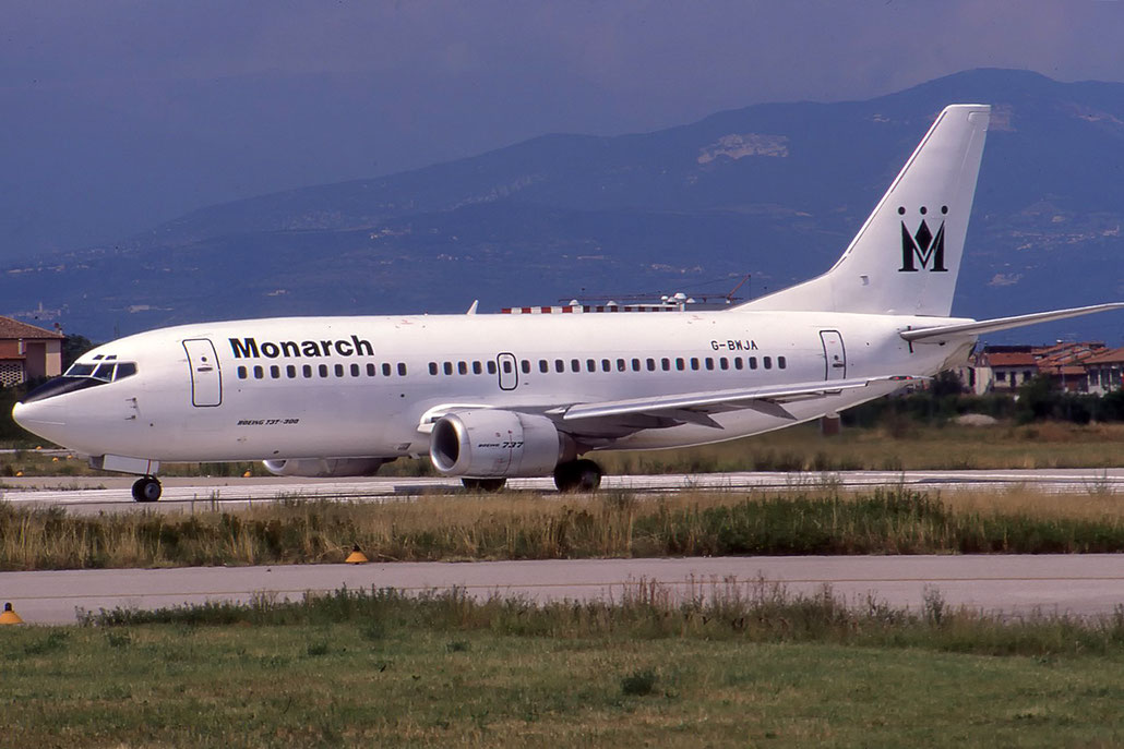 G-BWJA B737-3Y0 24462/1691 Monarch Airlines © 2017 courtesy of Marco Ceschi - Piti Spotter Club Verona
