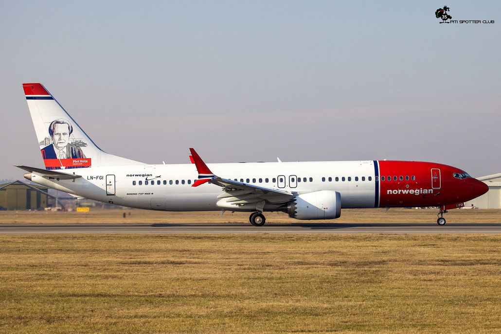 LN-FGI B737-8 65185/8322 Norwegian Air Shuttle AOC @ Aeroporto di Verona 02 2024 © Piti Spotter Club Verona