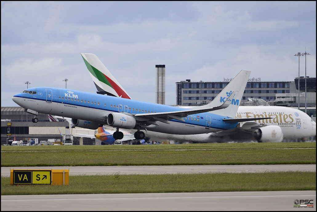 PH-BGA B737-8K2 37593/2569 KLM Royal Dutch Airlines  @ Manchester Airport - 21.06.2015  © Piti Spotter Club Verona