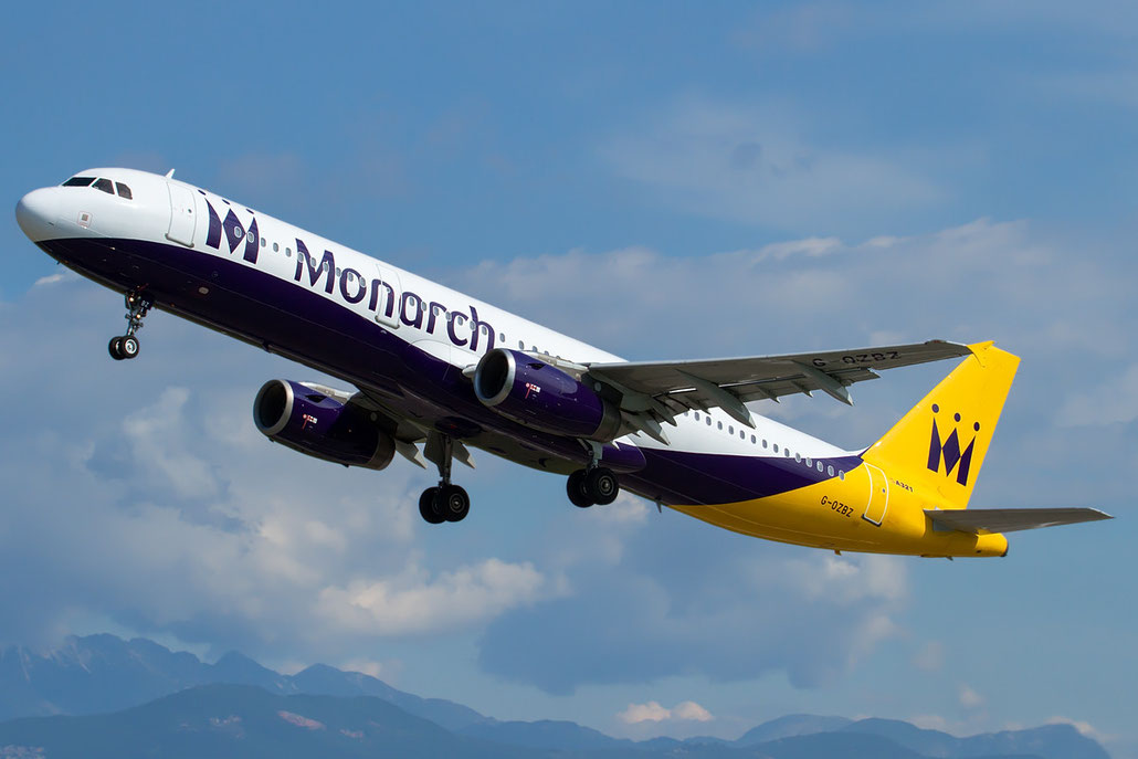 G-OZBZ A321-231 1421 Monarch Airlines @ Aeroporto di Verona © Piti Spotter Club Verona