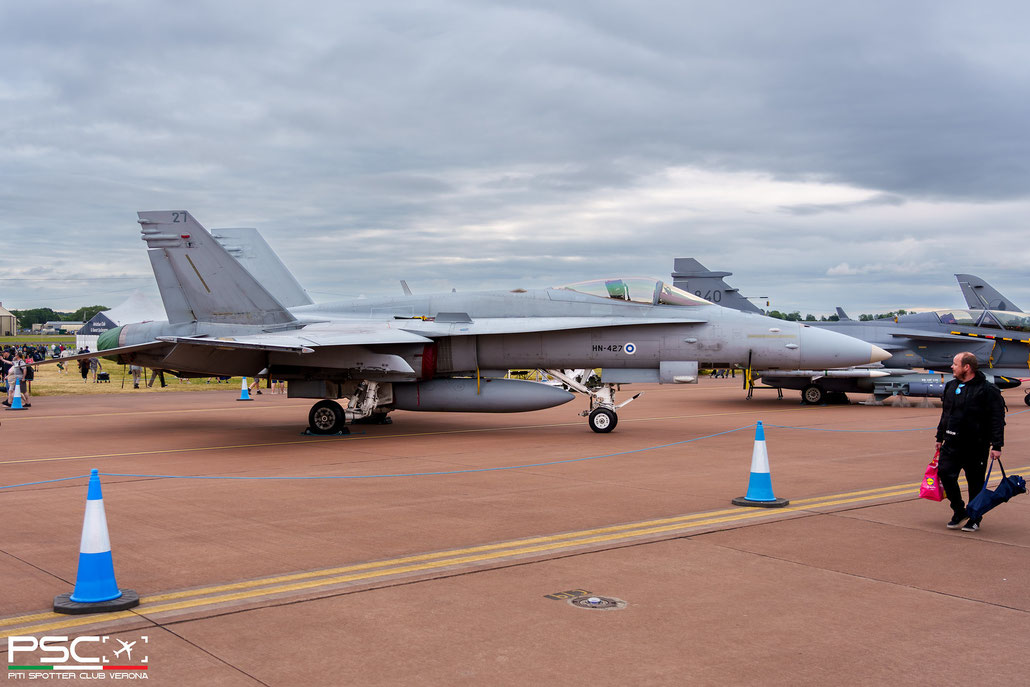 HN-427  F/A-18C 1427/FNC027 HävLLv 11 @ RIAT 2024 © Piti Spotter Club Verona