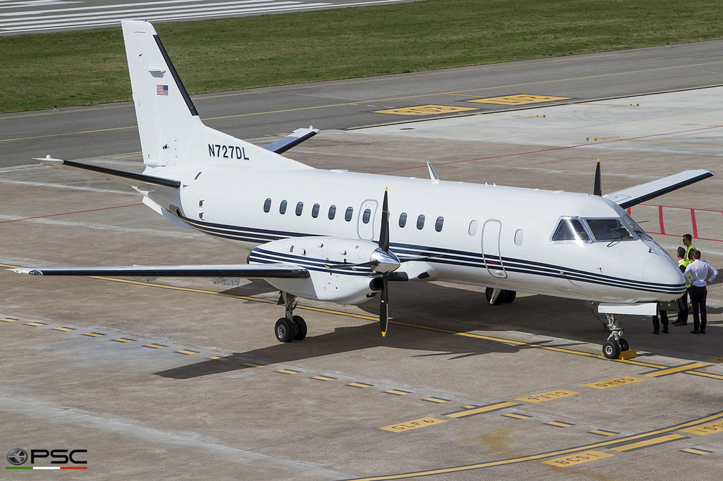N727DL SAAB 340A 340A-036  CT7-5A2 Napleton Aviation Group  1985  @ Aeroporto di Bolzano 04 2025 © Piti Spotter Club Verona