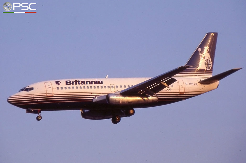 G-BGYK B737-204 22058/629 Britannia Airways © 2018 courtesy of Marco Ceschi - Piti Spotter Club Verona
