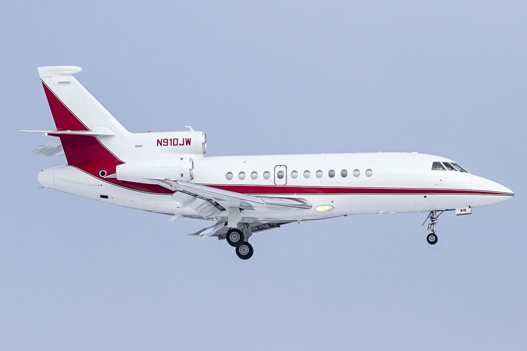 N910JW Falcon 900 31 SC Johnson & Son @ Zurich Airport 20.01.2016 © Piti Spotter Club Verona
