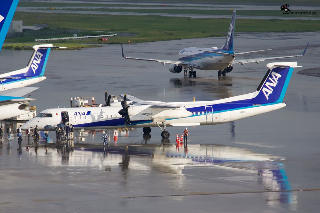 JA855A DHC-8-402 4292 ANA Wings - All Nippon Airways @ Osaka Itami 07.2023 © Piti Spotter Club Verona