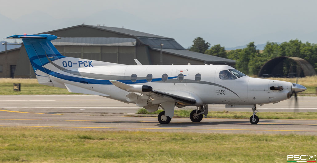 OO-PCK Pilatus PC-12/47E 1611  PT6A-67P  European Aircraft Private Club 2016 @ Aeroporto di Verona 05 2025 © Piti Spotter Club Verona