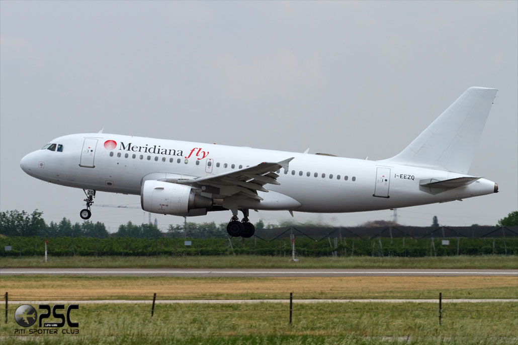 I-EEZQ  A319-112  588  Meridiana Fly  @ Aeroporto di Verona © Piti Spotter Club Verona 