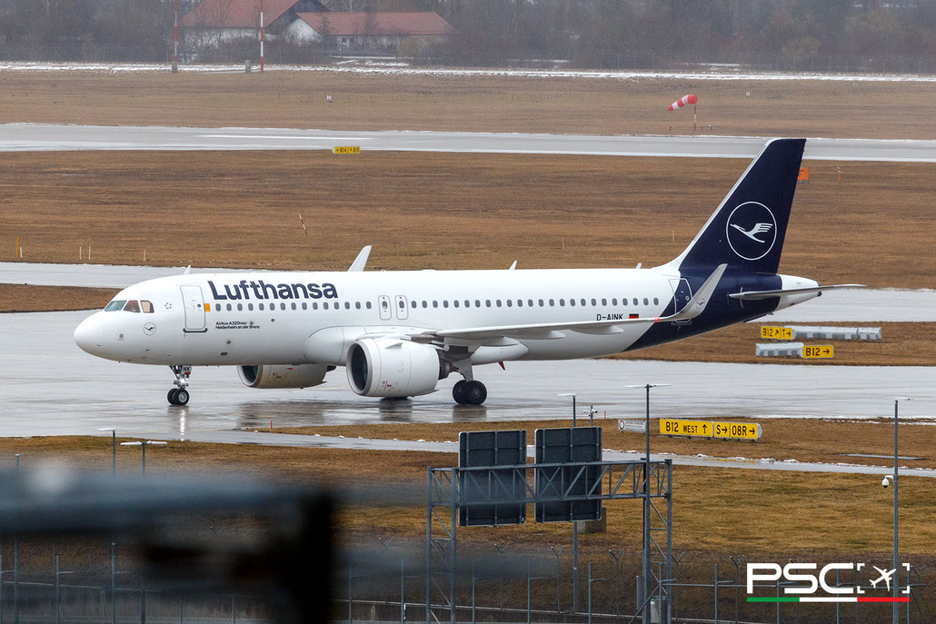 D-AINK Airbus A320-271N 8249  PW1127G Heidenheim an der Brenz Lufthansa 2018  @ Munich MUC 02 2026 © Piti Spotter Club Verona