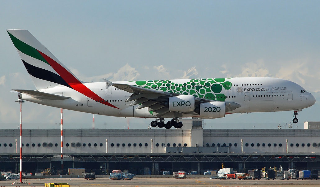 A6-EEX A380-861 154 Emirates @ Milano Malpensa  09.12.2018 © Piti Spotter Club Verona