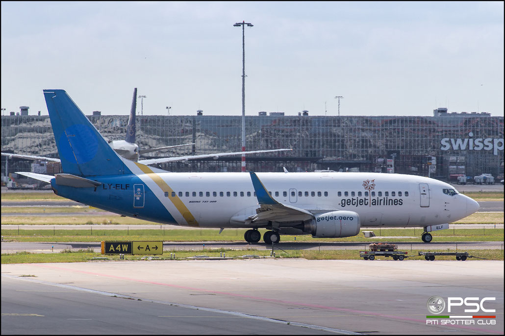 LY-ELF  B737-36N  28670/2948  GetJet Airlines @ Amsterdam 2019 © Piti Spotter Club Verona 