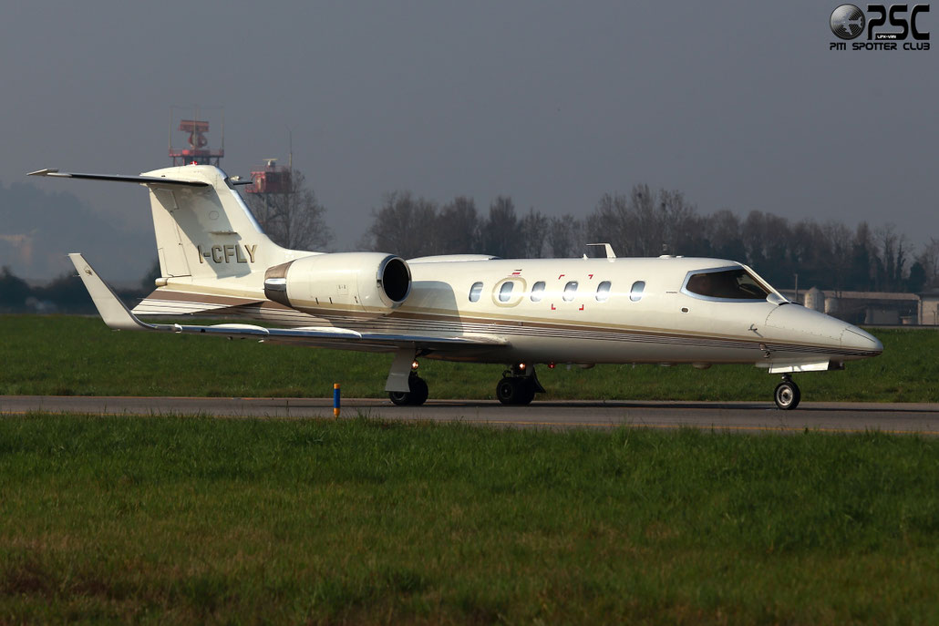 I-CFLY Learjet 31A 31A-167 C Fly Srl. @ Bergamo Airport 08.03.2014 © Piti Spotter Club Verona