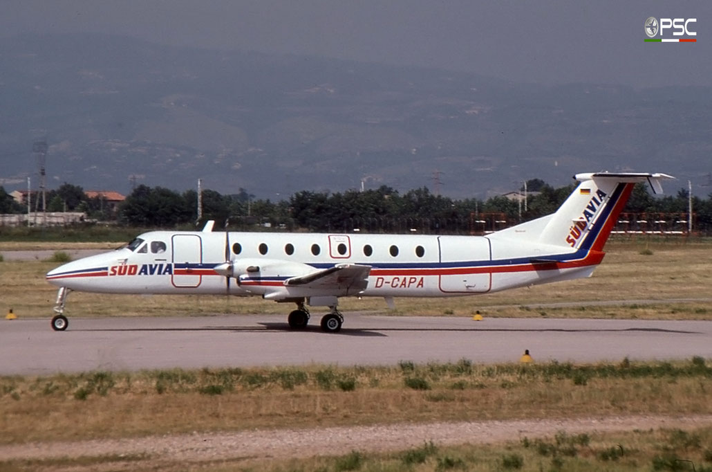 D-CAPA Beech 1900C UB-72 Südavia Fluggesellschaft - @ Aeroporto di Verona - © Piti Spotter Club Verona 